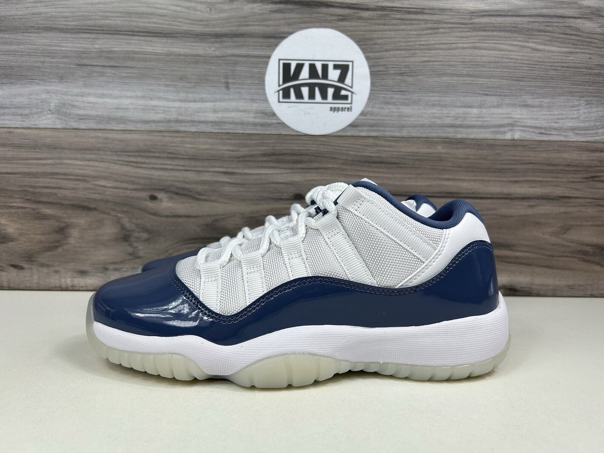 Nike Air Jordan 11 Retro Low White Diffused Navy Blue GS FV5121