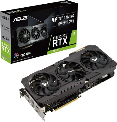 ASUS TUF Gaming GeForce RTX 3070 Ti OC 8GB GDDR6X Graphics Card