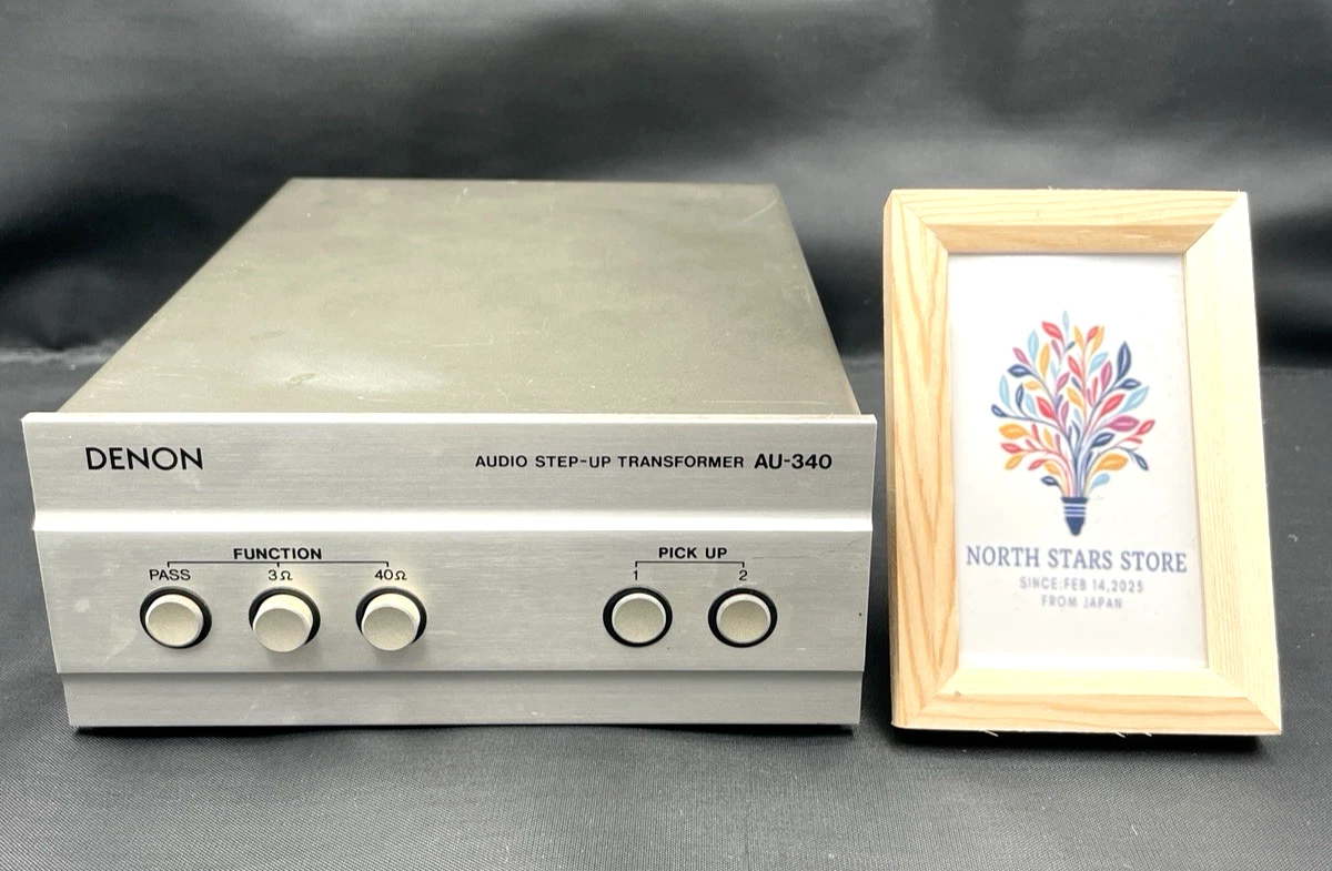 Denon AU-340 MC Step Up Transformer for Turntable Japan Vintage