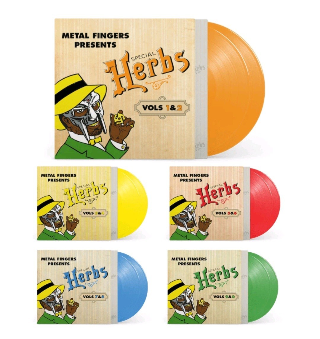 MF DOOM - Metal Fingers Presents Special Herbs Vol 1-10 LP COLOR