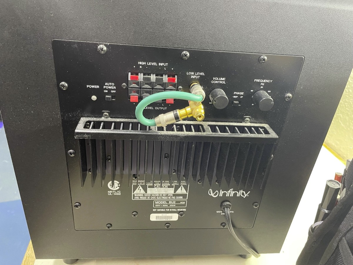 Infinity BU-2 Powered Subwoofer for sale online | eBay