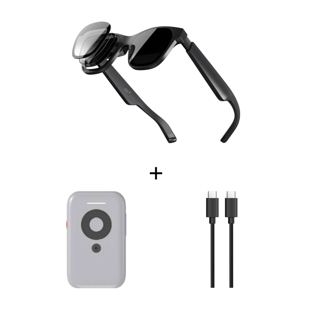 Xreal Air 2 Pro & Beam & C-C Cable Set Nreal VR Glasses 1 Year
