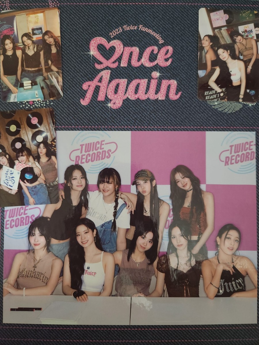 TWICE PHOTOCARD BINDER 2023 FANMEETING ONCE AGAIN popup store