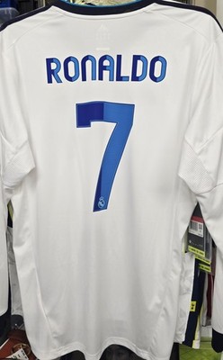 2012/13 ADIDAS REAL MADRID #7 RONALDO HOME SOCCER JERSEY LONG