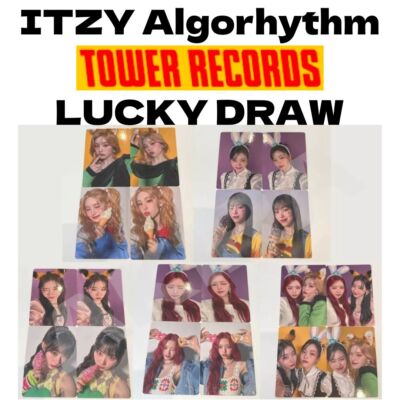 ITZY Algorhythm JAPAN TOWER RECORDS LUCKY DRAW OFFICIAL PHOTO CARD