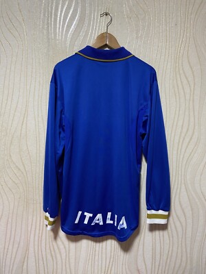 ITALY 1996 1997 HOME FOOTBALL SHIRT SOCCER JERSEY LONG SLEEVE NIKE
