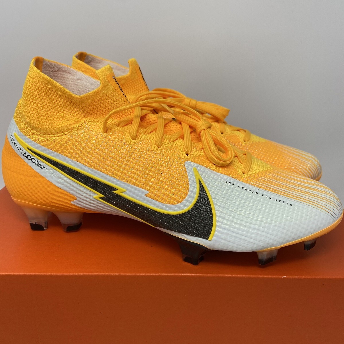 Nike Mercurial Superfly 7 Elite FG Laser Orange Soccers Cleats Men