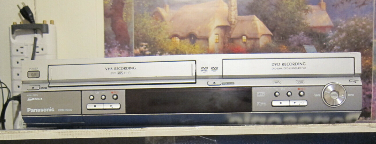 Panasonic DMR-ES30 Dubbing DVD Recorder Player VHS VCR Combo w