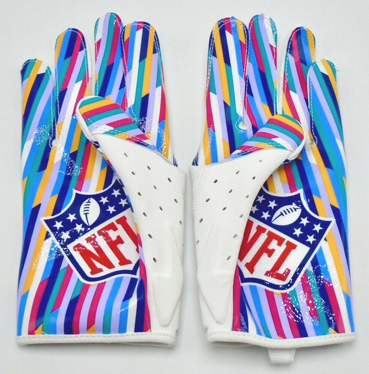 Nike Vapor Jet Football Gloves Men's 4XL NFL Crucial Catch White