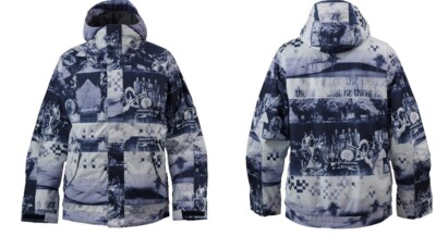 BURTON The White Collection Such A Deal Blue & White Jacket - Size