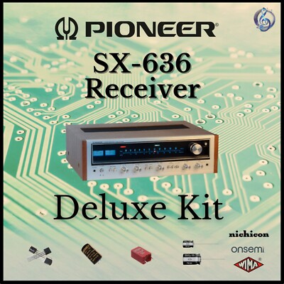 Pioneer SX-636 Receiver Deluxe Upgrade Kit Genuine Parts