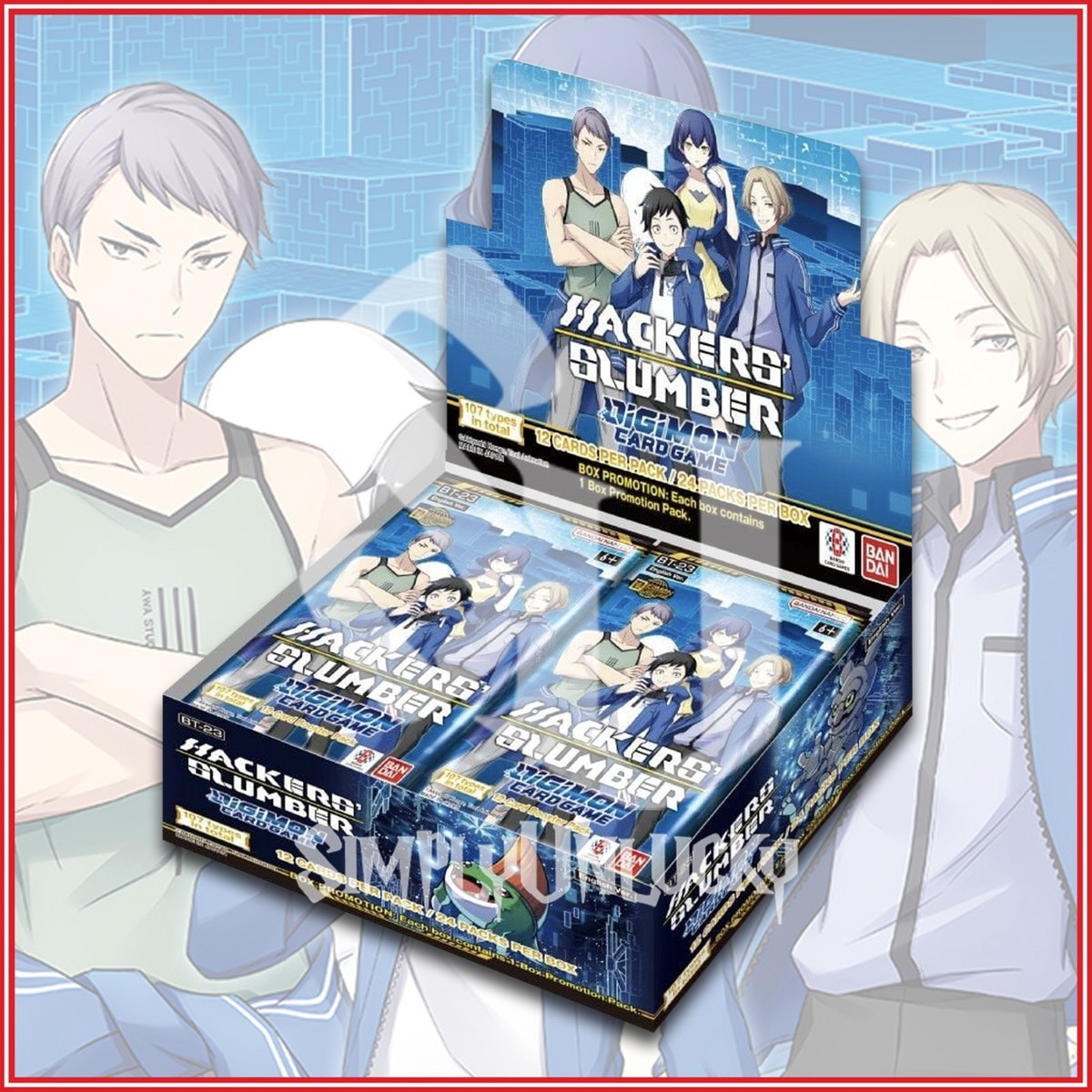 DIGIMON CARD GAME: Hackers' Slumber Booster Box BT23 English Ver