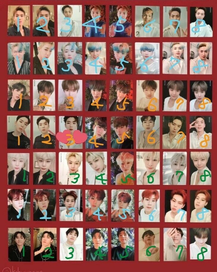 MONSTA X - 2nd ALBUM Take.2 'WE ARE HERE' Official Photocard