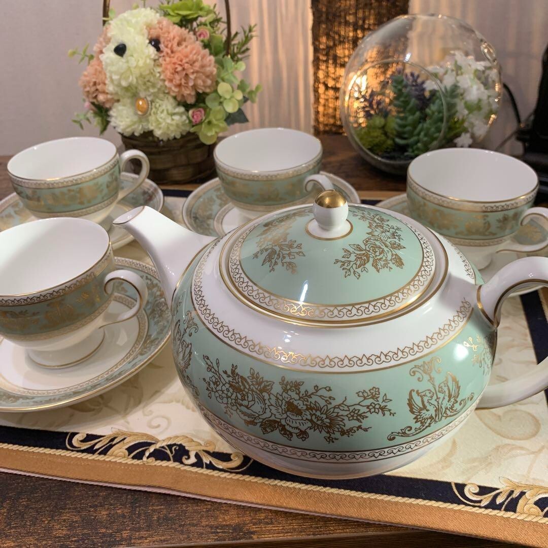 myne様3枚 コロンビア セージグリーン オーバルプレート myne様3枚