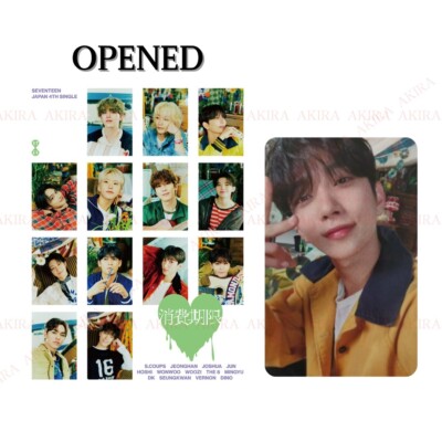 SEVENTEEN JAPAN SINGLE 消費期限 SHOHIKIGEN OPENED CD & PHOTO CARD