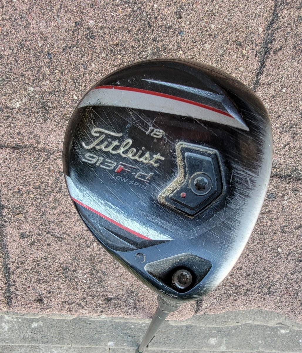 Titleist 913 D2 Men's RH 18* Driver S-Flex Aldila graphite shaft