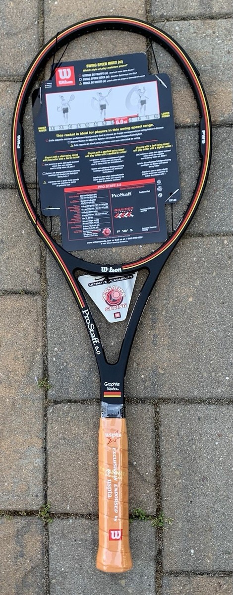 Wilson Pro Staff 6.0 85 Midsize Tennis Racket 4 1/2 CHIAO TA BRAND