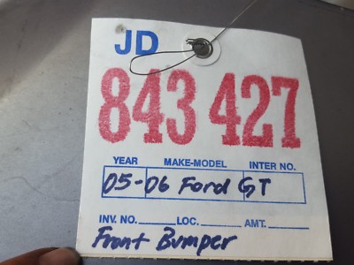 2005 2006 年福特GT GT40 前保险杠盖原始设备制造商二手4G7V17D957AJ