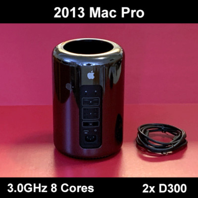 2013 Mac Pro | 3.0 GHz 8-Core | Dual AMD D300 | 64GB RAM | 1TB
