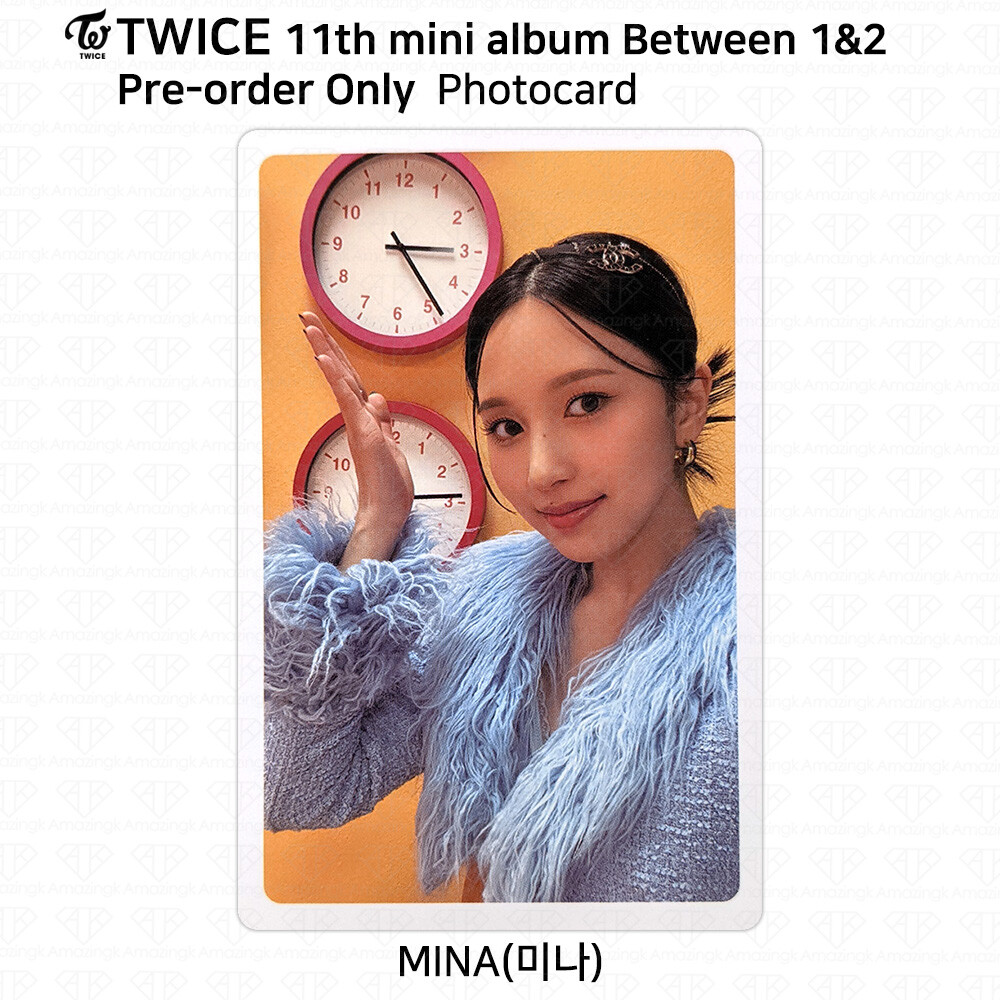 TWICE 11th Mini Album Between 1&2 Mina Photocard Postcard Polaroid