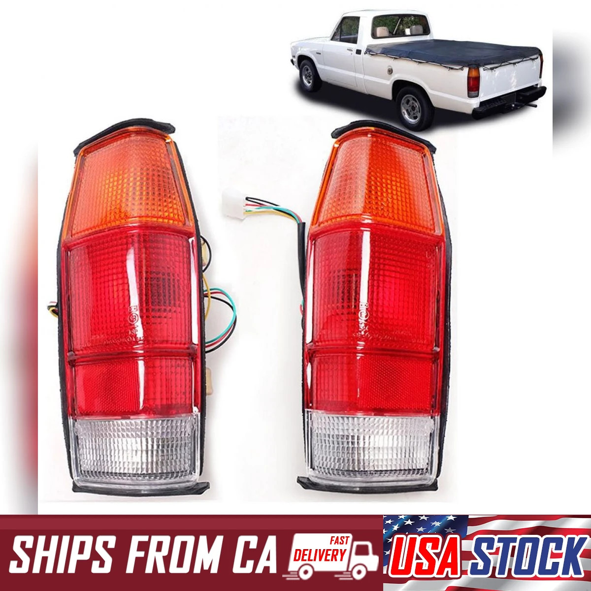 Fit 1977-1985 Mazda B1800 B2000 B2200 Sundowner Pickup Rear Tail