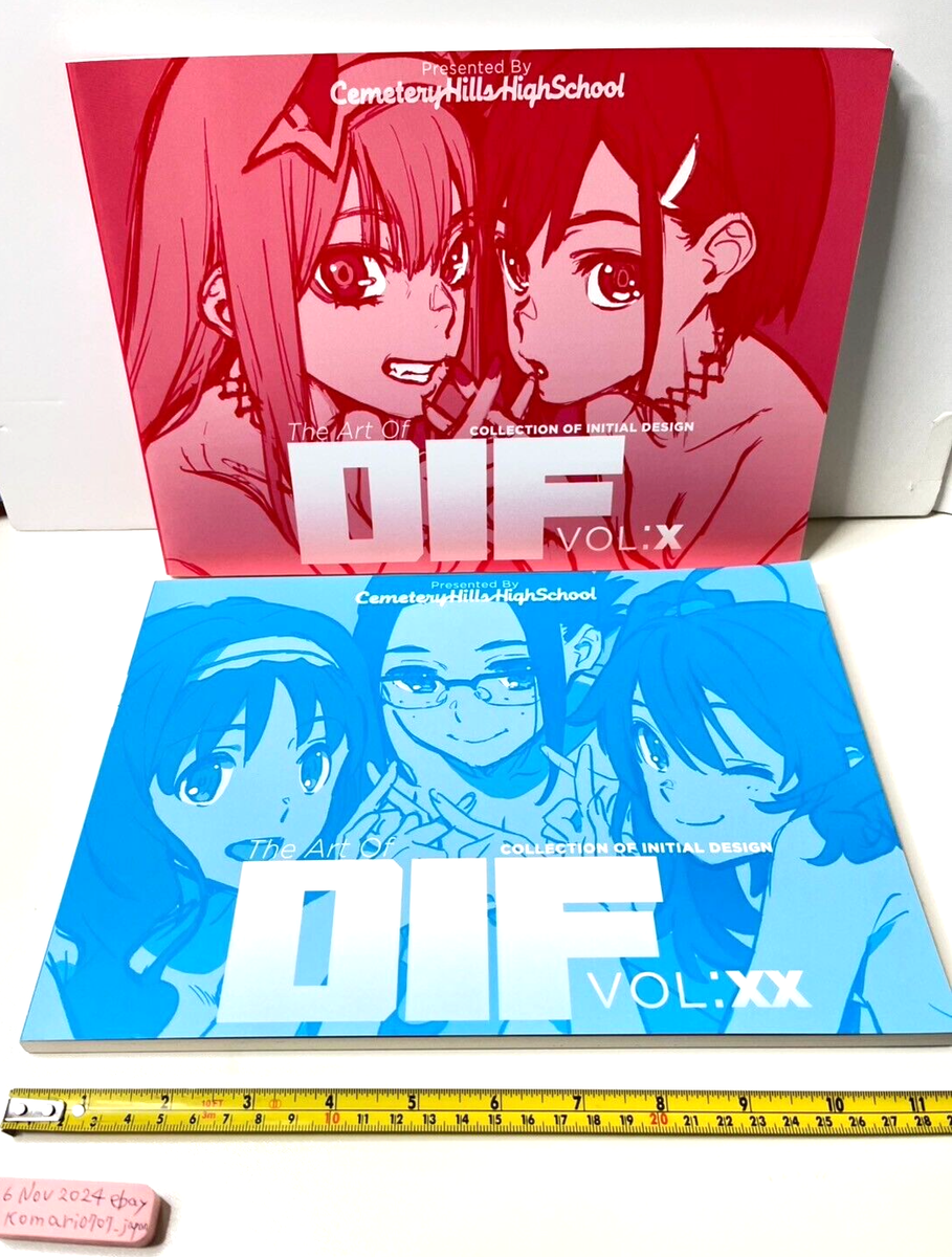 The Art Of DIF vol XX & X art book set darling in the franxx