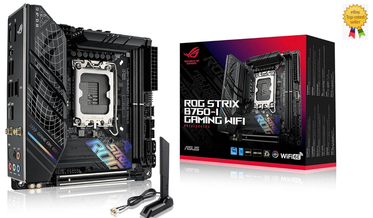 ASUS ROG STRIX B760-I GAMING WIFI LGA 1700 Intel Motherboard for
