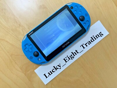 PS Vita Aqua Blue Value Pack PCHJ 10033 Console Memory Card 16GB