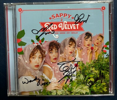 RED VELVET [SAPPY] All Member Autographed Signed Japan Single