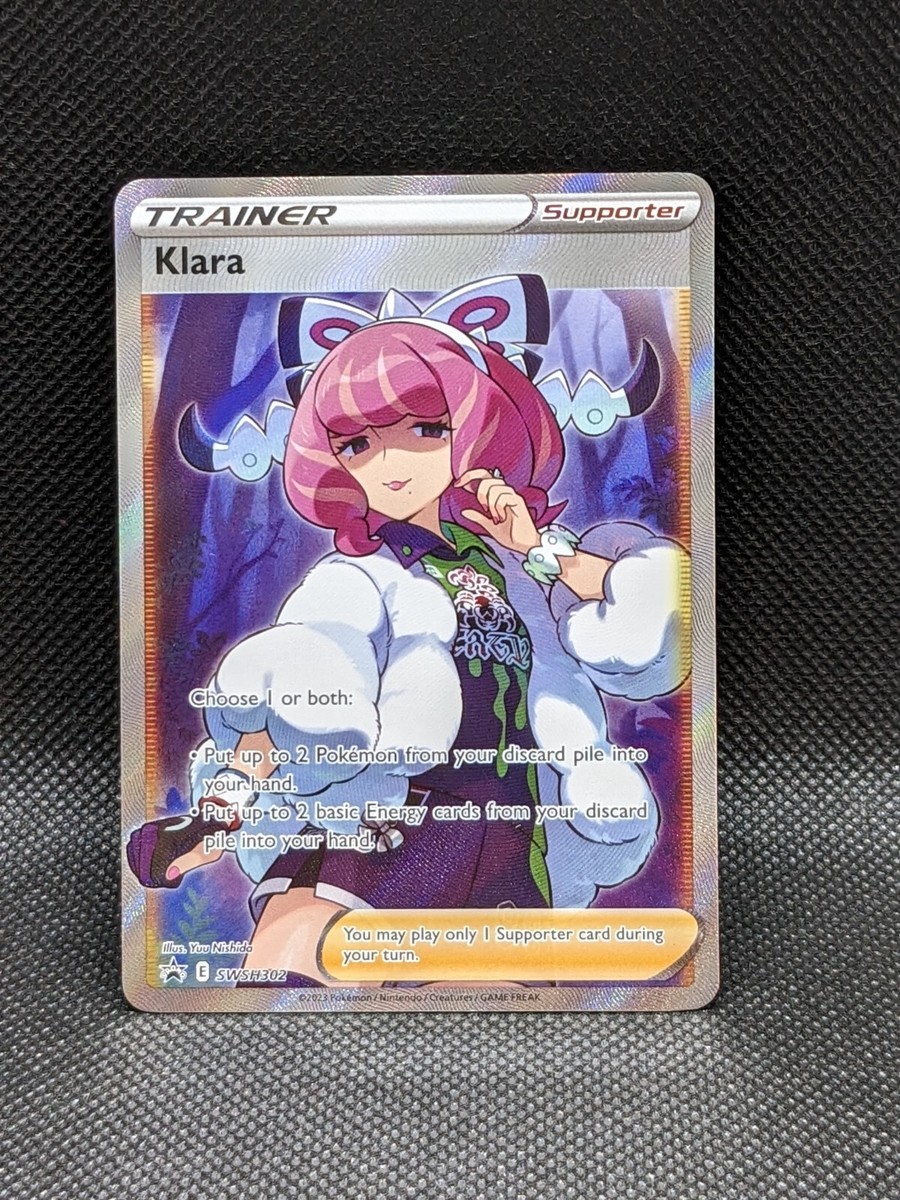 KLARA SWSH302 Premium Collection Full Art Trainer Promo Pokemon