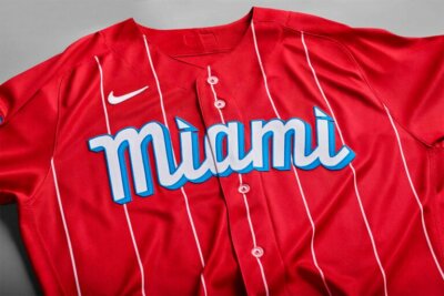 Nike Miami Marlins City Connect 2021 Jersey Sugar Kings Mens Size