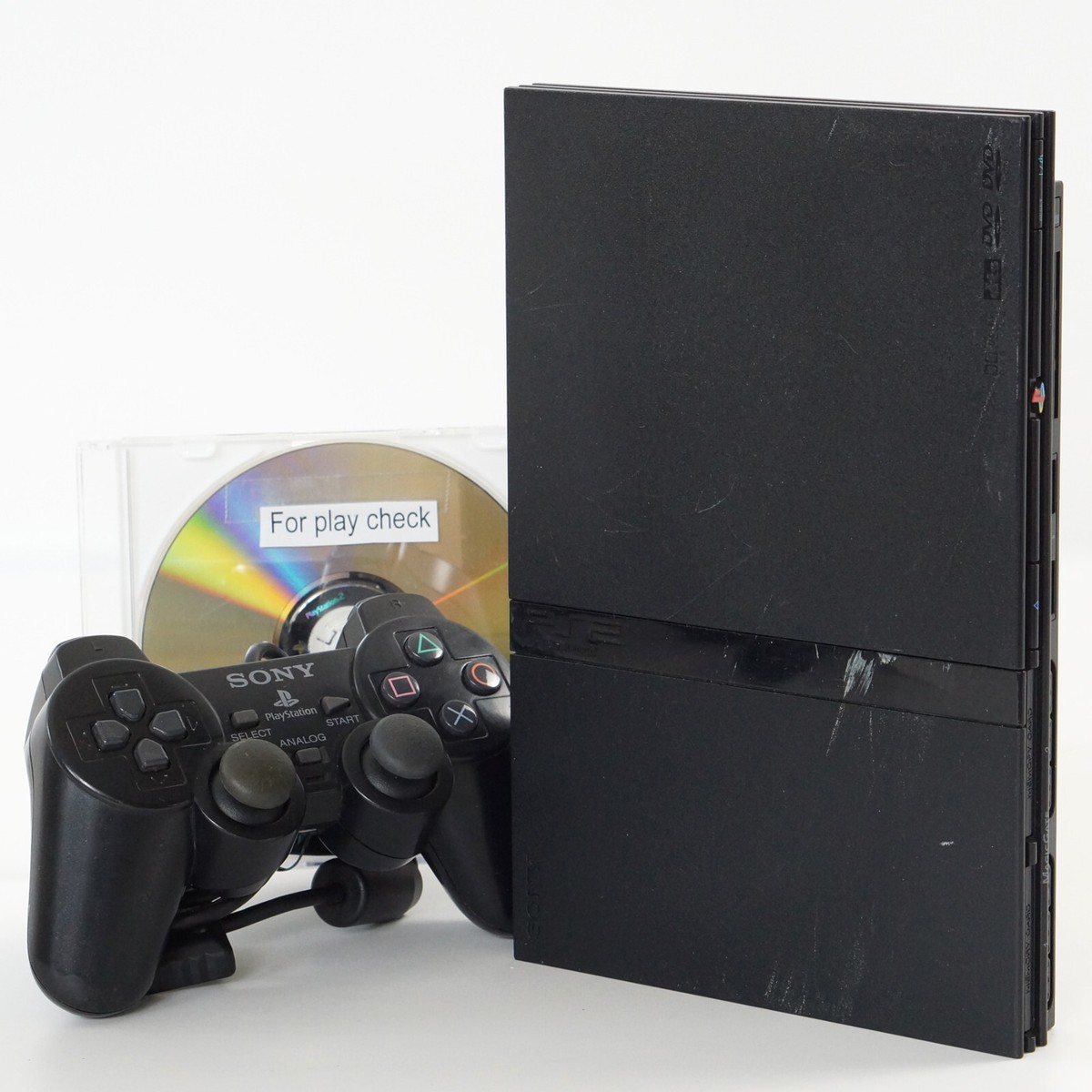 PS2 Slim Console SCPH-70000 CB Black Playstation2 System FREE SHIP