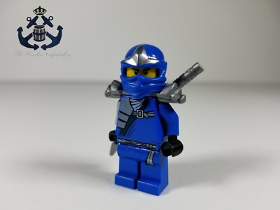 LEGO Minifigure 2010s Ninjago Jay ZX + Shoulder Armor & Silver