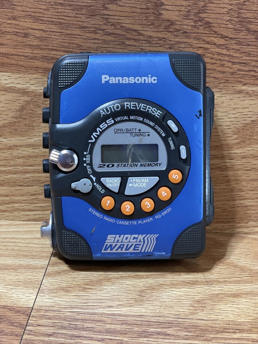 Panasonic Shockwave Radio Cassette Model RQ-SW20 Walkman | eBay