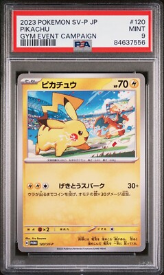 Pikachu 120/SV-P Japanese Gym Event Campaign Promo Pokemon 2023