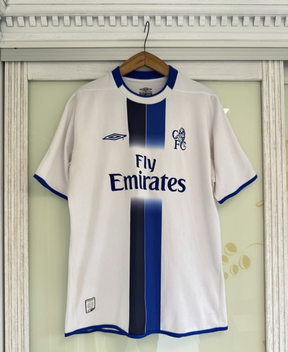 Vintage Chelsea 2003-2004 Away Soccer Jersey Football Kit Shirt