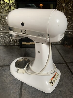 KITCHENAID CLASSIC STAND MIXER Model K45SSWH White | eBay