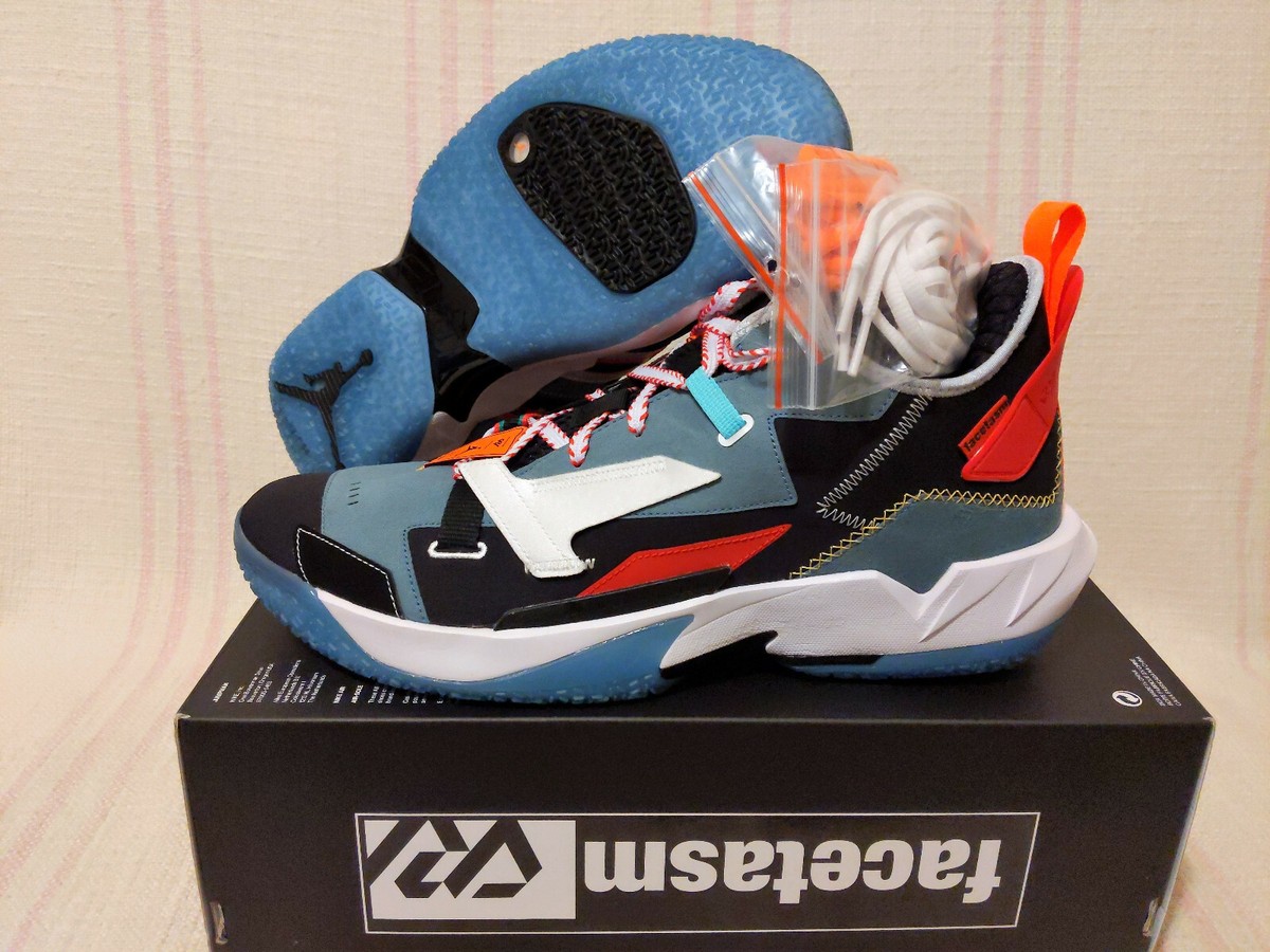 Nike Jordan Why Not Zer0.4 PRM Facetasm Black Blue DC3665 001