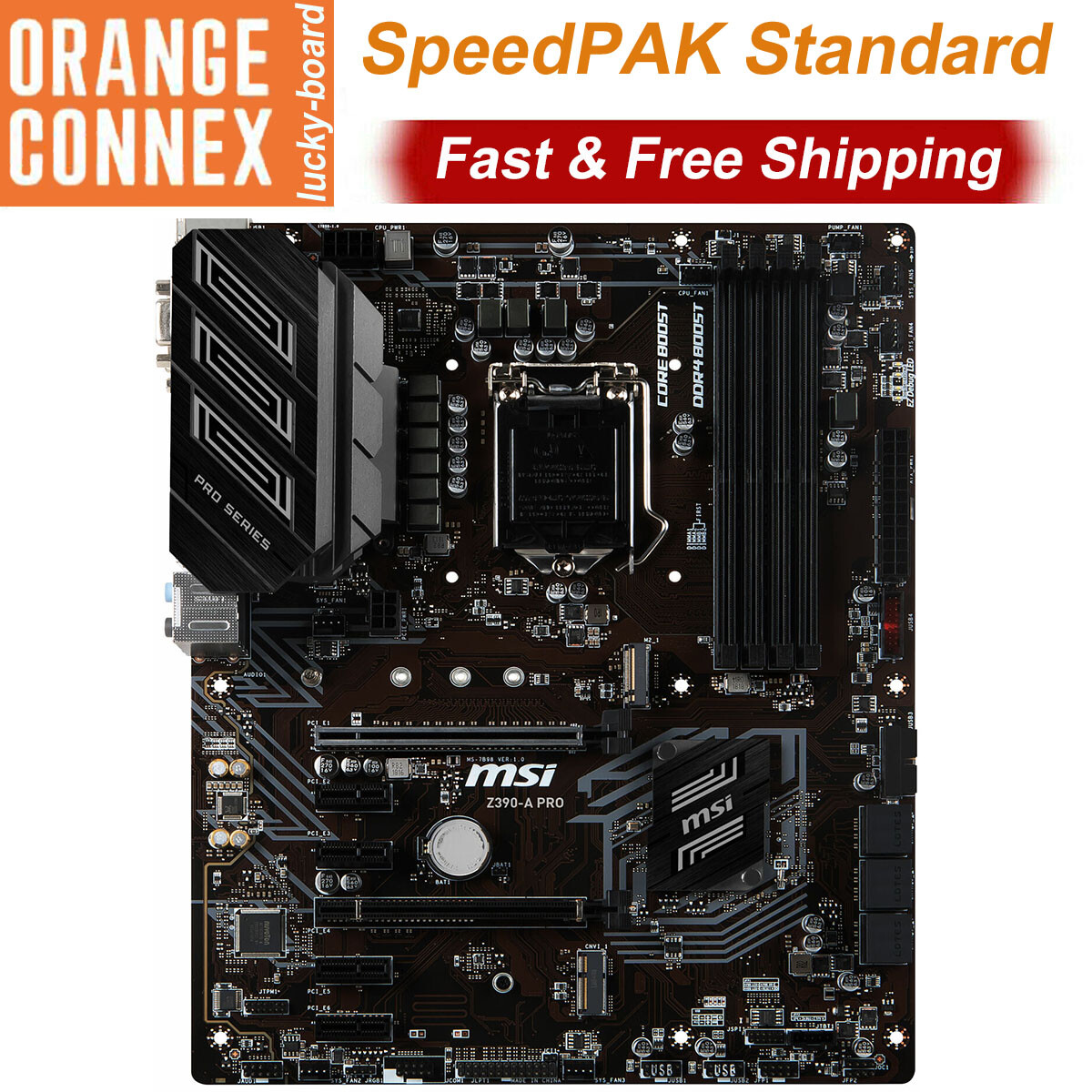 LGA 1151 MSI Z390-A PRO Motherboard SATA3 VGA DVI 2*DDR4 RAM Multi