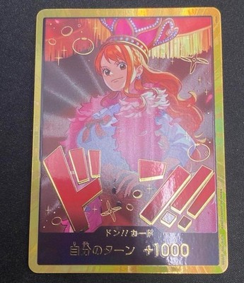 Nami Gold Frame DON!! Card ONE PIECE Card Game Heroines Edition EB