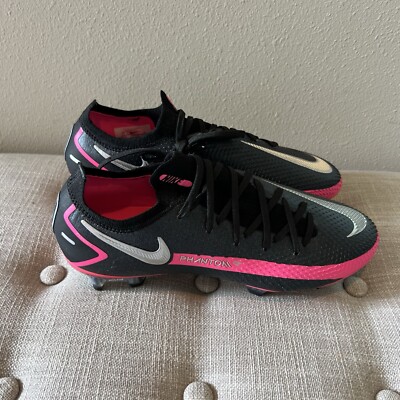 Nike Phantom GT Elite FG Black Pink ACC Men's Size 6.5 Soccer