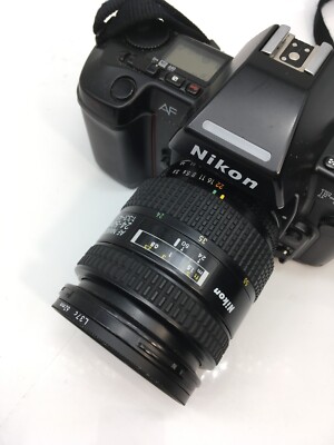 Nikon F-801 Film SLR Camera AF Nikkor 24-50mm 70-210mm Lens