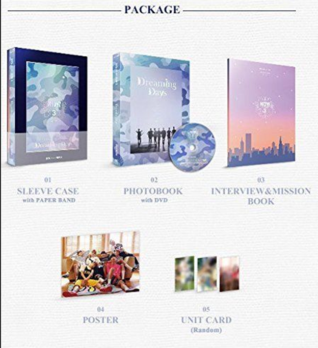 BTS Now 3 NOW3 Dreaming Days Photobook DVD+Poster+Photo Card Full