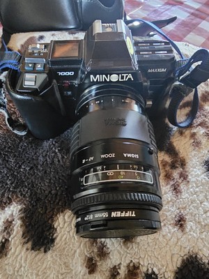 Minolta Camera 7000 Maxxus With Sigma Auto Focus And Kalimar Af