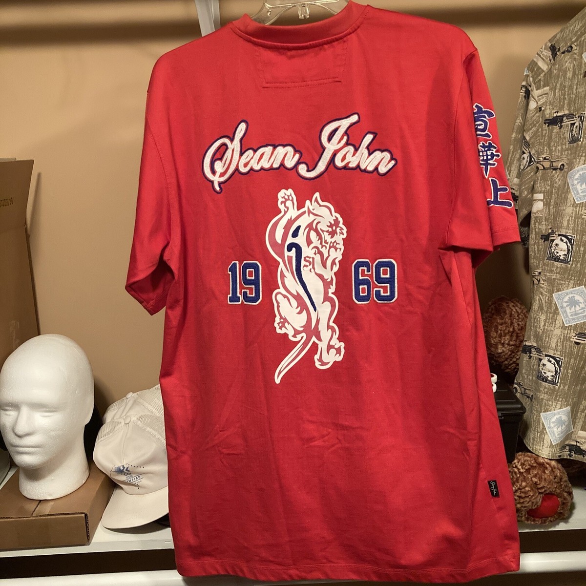 Sean John Vintage TShirt “1969” Chinese Graphics Red XL Shirt | eBay