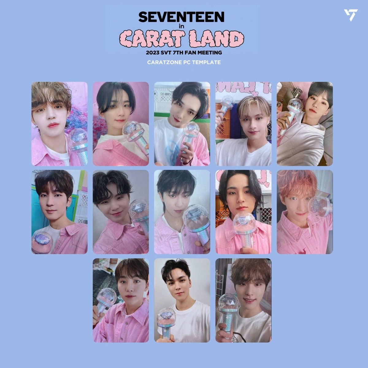 SEVENTEEN CARATLAND photocard 2023 CARATZONE OFFICIAL | eBay