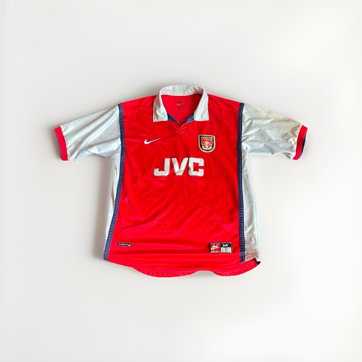 Nike Arsenal JVCロゴ 96-98 サイズM表記 1994/96 Arsenal Vintage