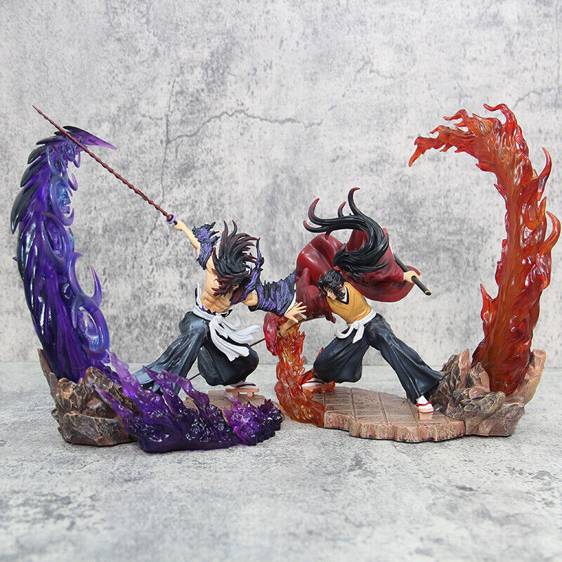 Anime Demon Slayer Kokushibo Tsugikuni Yoriichi Glow Model Statue