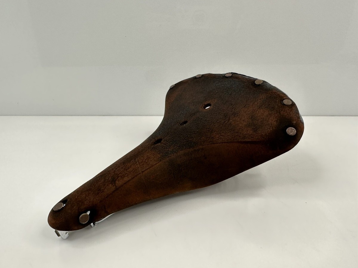 Vintage Brooks B72 Seat Saddle Leather Brown England | eBay