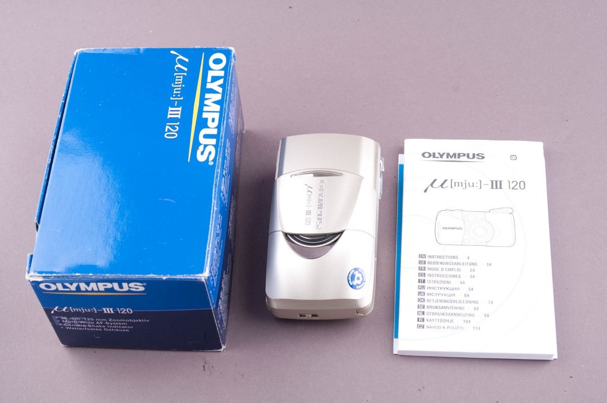 Olympus MJU III 120 35mm Point & Shoot Film Camera 50332146754| eBay